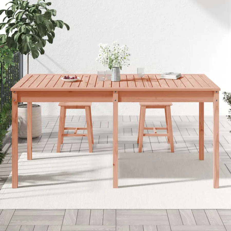 Table de jardin 159,5x82,5x76 cm bois massif de douglas - 3