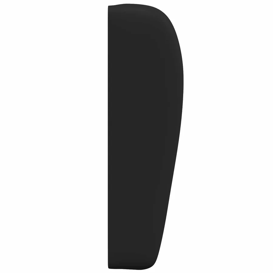 Oreille de tête de lit Noir 80 x 23 x 6 cm PVC - 7