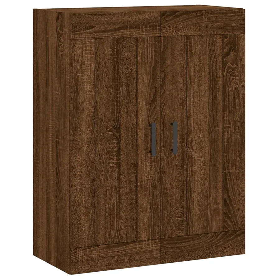 Armoires murales 2 pcs chêne marron bois d'ingénierie - 5