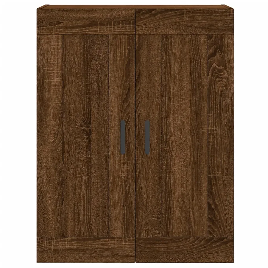Armoires murales 2 pcs chêne marron bois d'ingénierie - 6