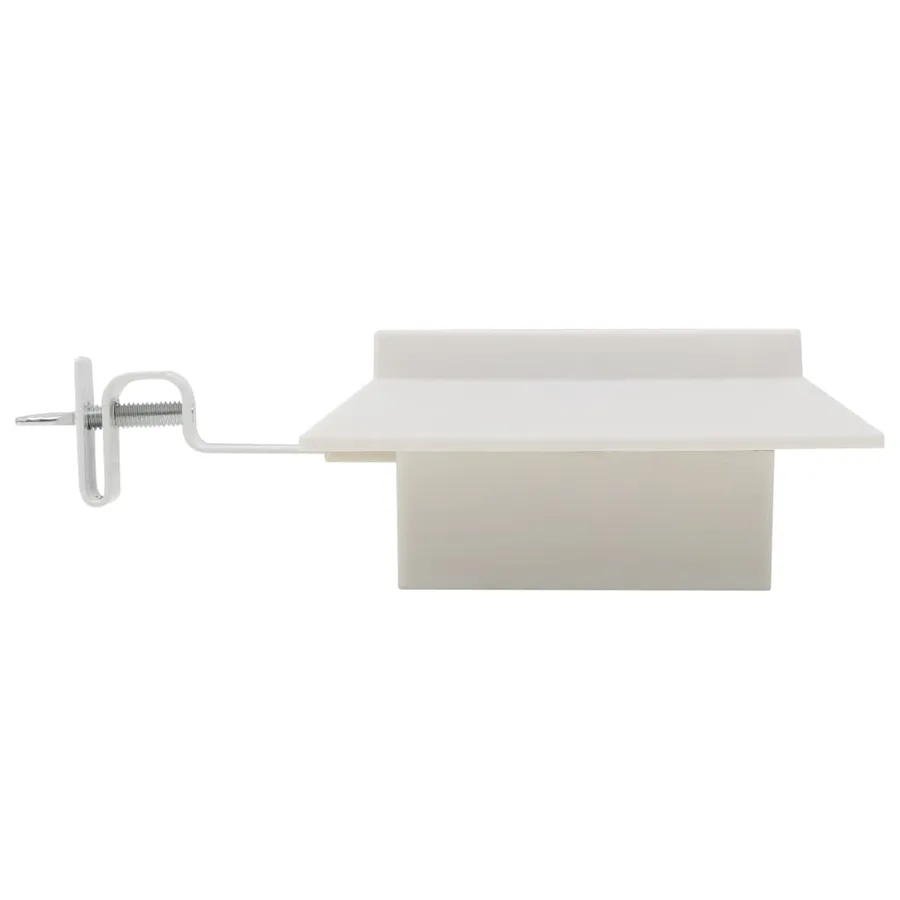 Lampe solaire à LED carrée d'extérieur 6 pcs 12 cm Blanc - 4