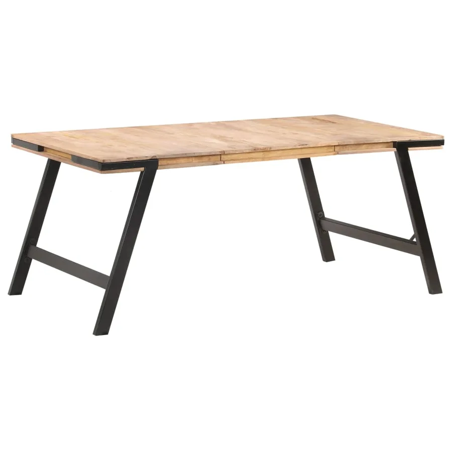Table à manger 180x90x76 cm Bois de manguier massif - 6