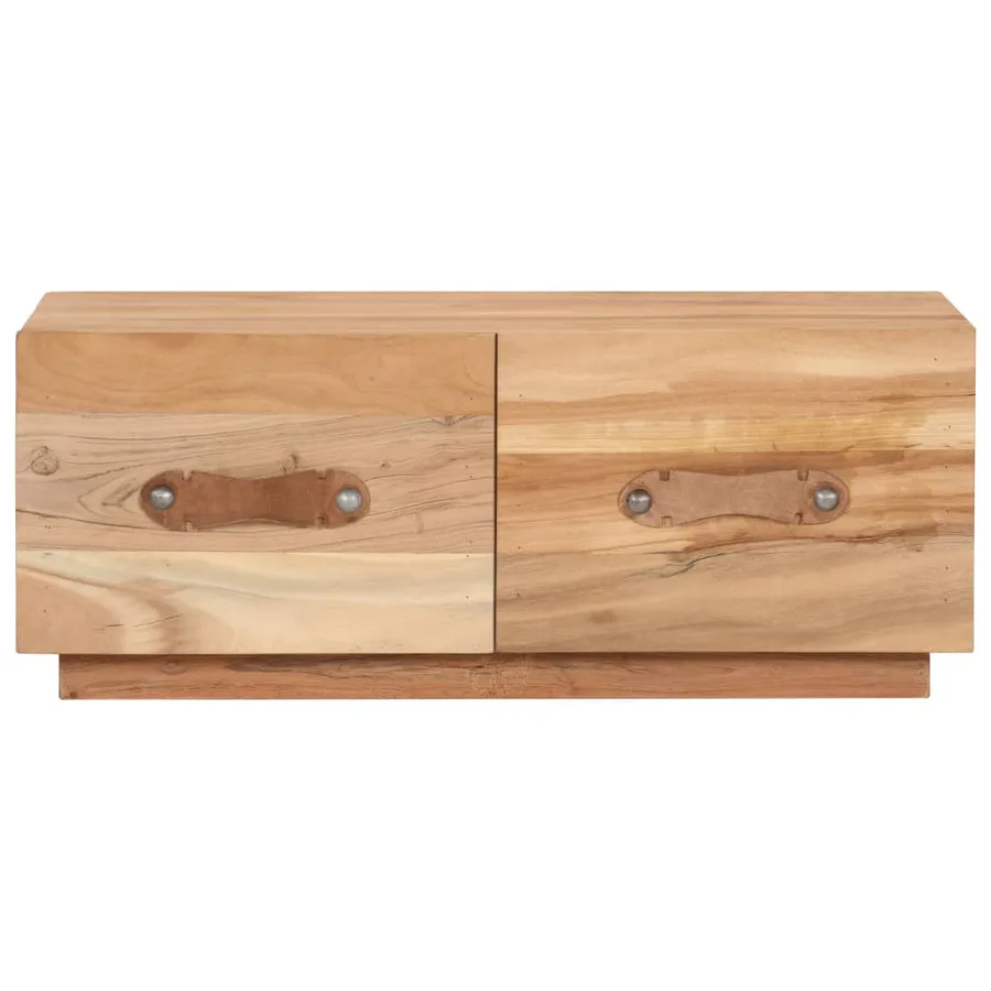 Table basse 90x50x35 cm Bois de récupération massif - 3