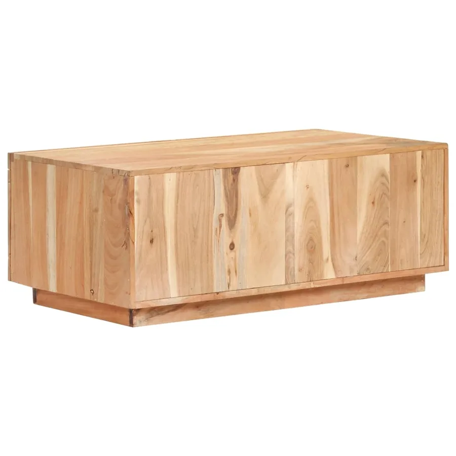 Table basse 90x50x35 cm Bois de récupération massif - 4