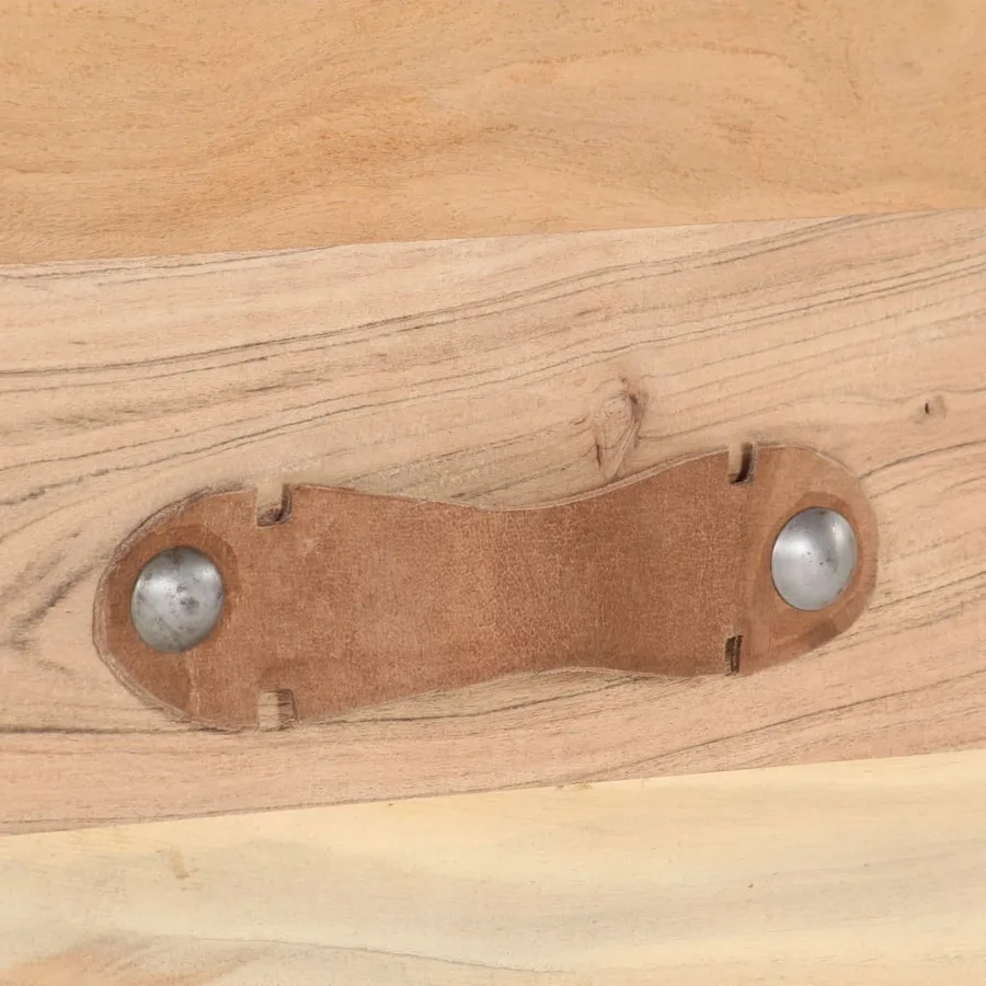 Table basse 90x50x35 cm Bois de récupération massif - 5