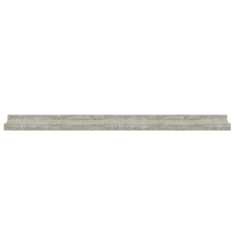 Étagères murales 4 pcs Gris béton 80x9x3 cm - 6