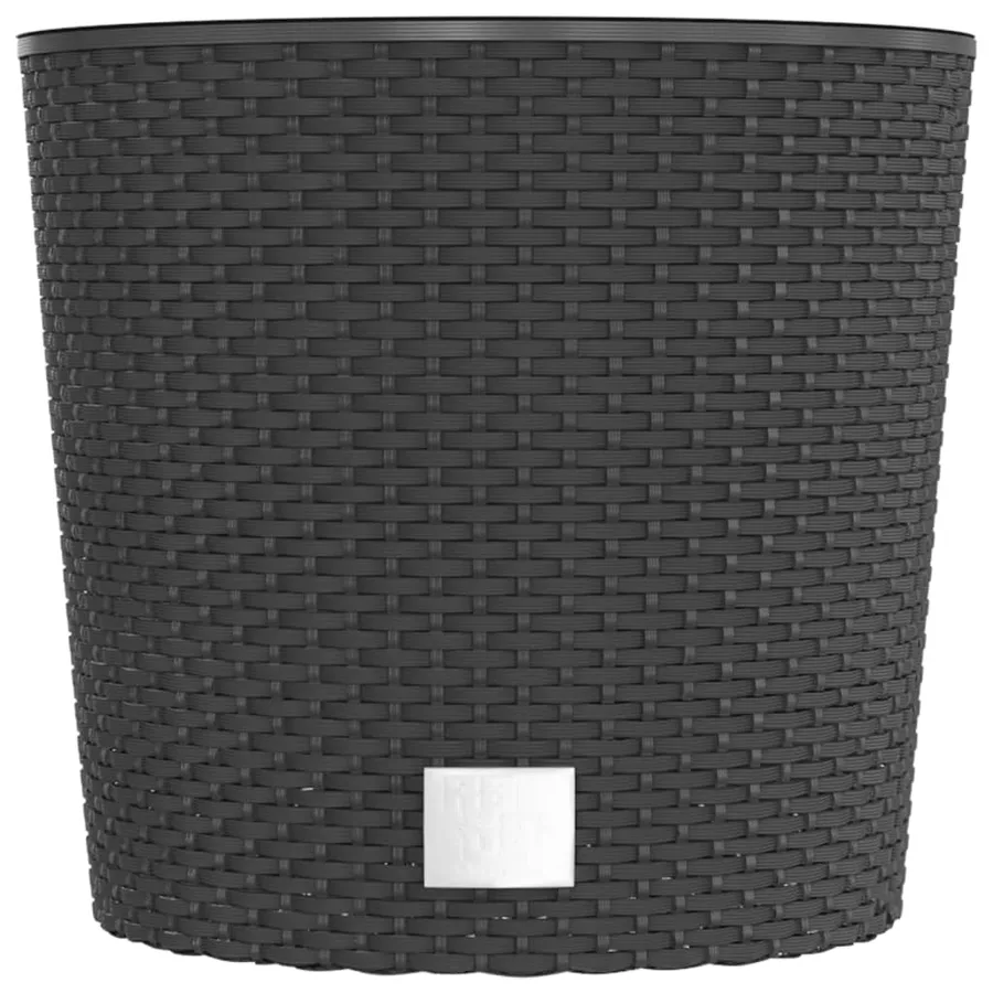 Jardinière et intérieur amovible anthracite 15 /15,3 L rotin PP - 4