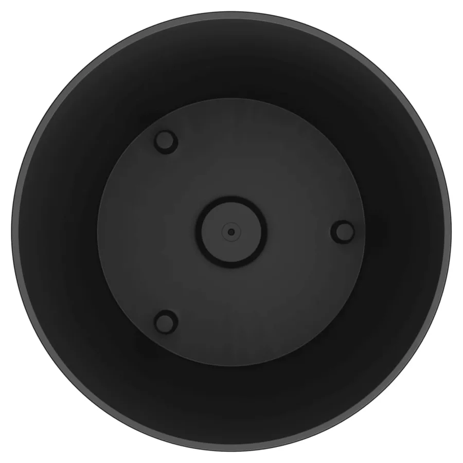 Jardinière et intérieur amovible anthracite 15 /15,3 L rotin PP - 5