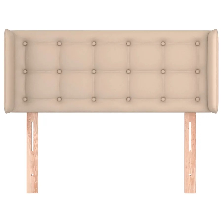 Tête de lit avec oreilles Cappuccino 103x16x78/88 cm Similicuir - 3