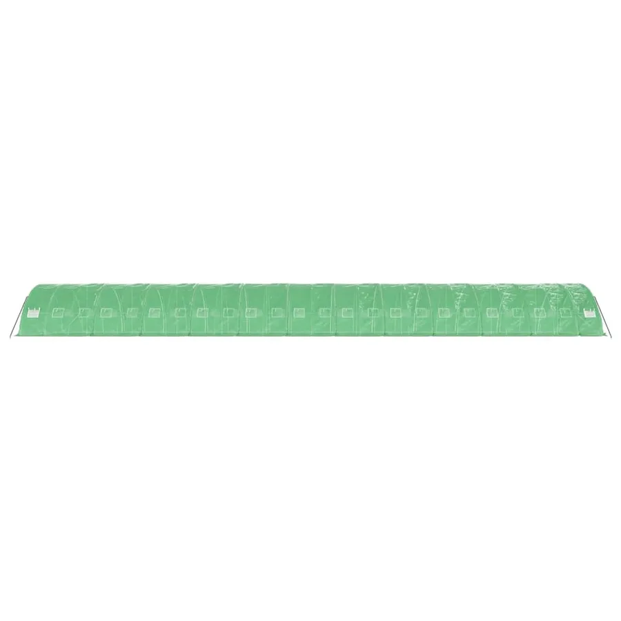 Serre avec cadre en acier vert 120 m² 24x5x2,3 m - 5