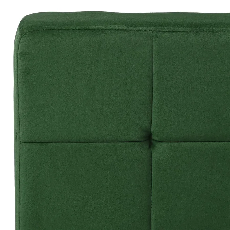 Chaise de relaxation 65x79x87 cm Vert foncé Velours - 6