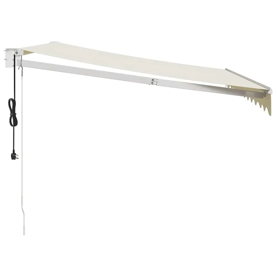 Auvent rétractable automatique crème 3x2,5 m - 6