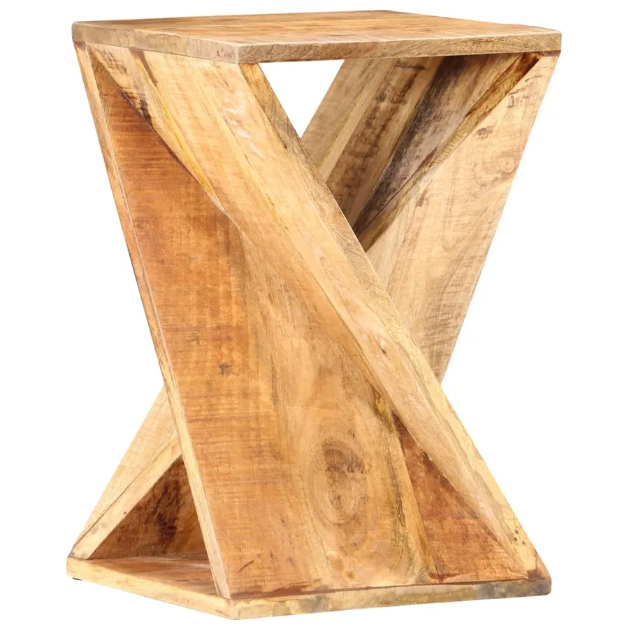 Table d'appoint 35x35x55 cm Bois de manguier massif - 8