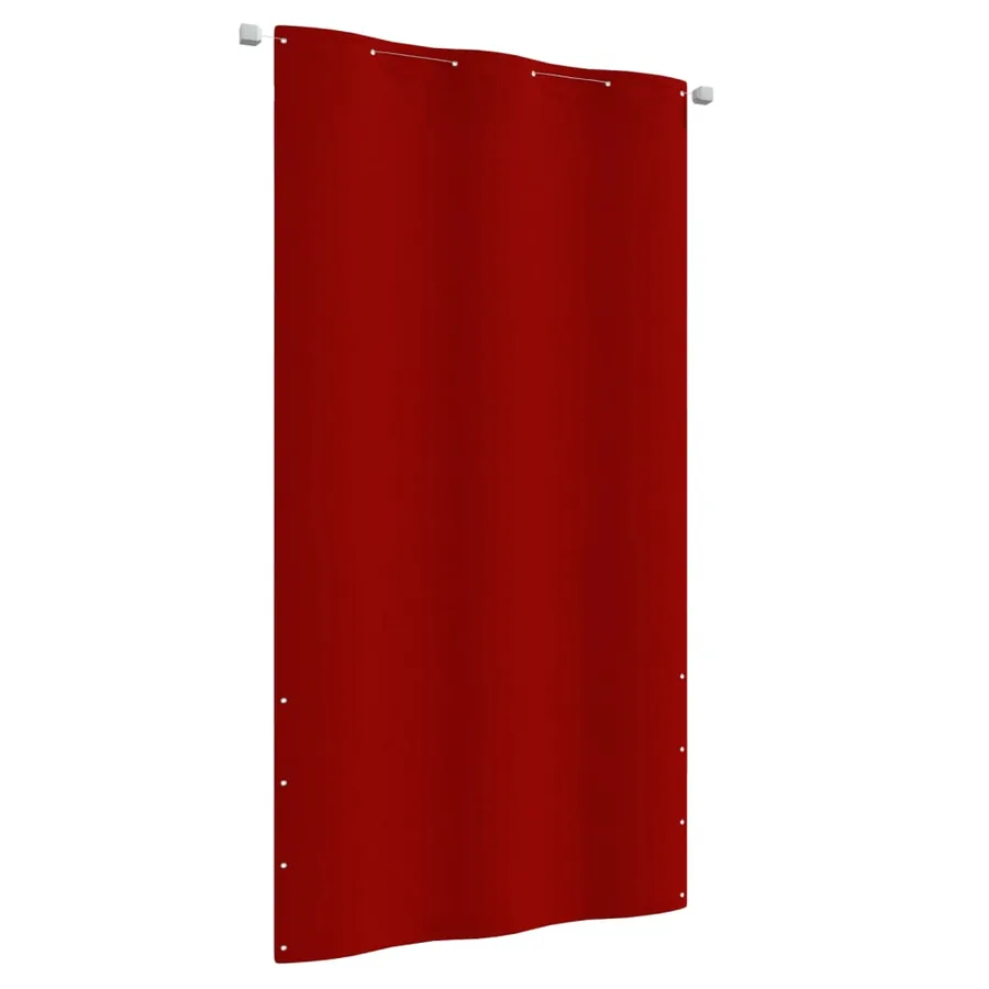 Écran de balcon Rouge 120x240 cm Tissu Oxford