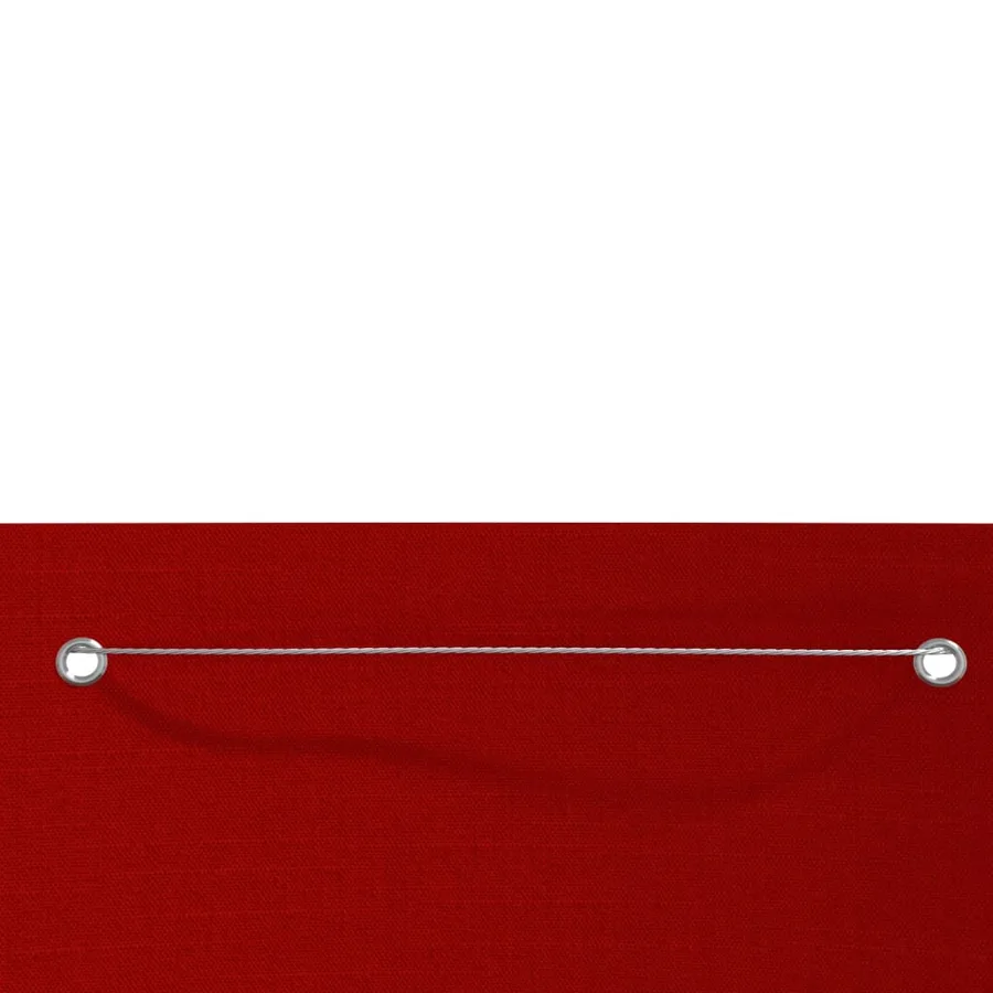 Écran de balcon Rouge 120x240 cm Tissu Oxford - 3