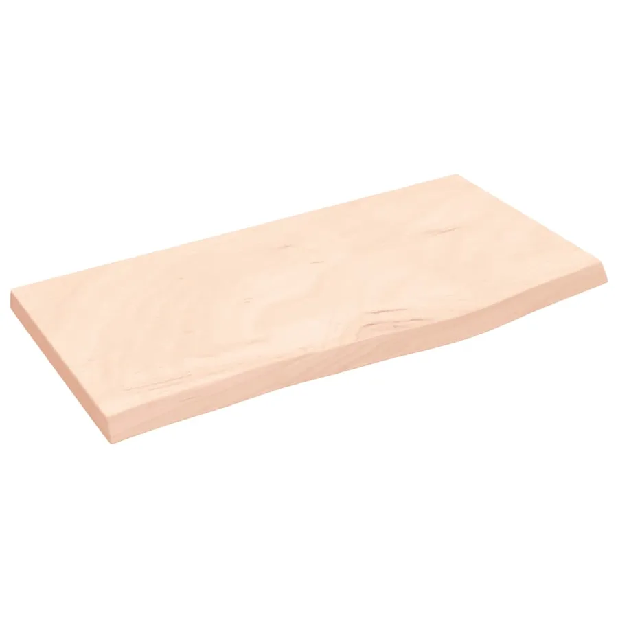 Étagère murale 60x30x(2-4) cm bois de chêne massif non traité - 2