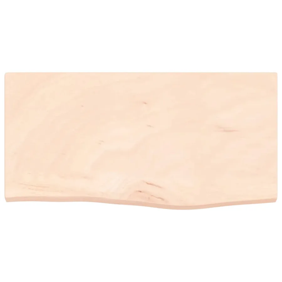 Étagère murale 60x30x(2-4) cm bois de chêne massif non traité - 4