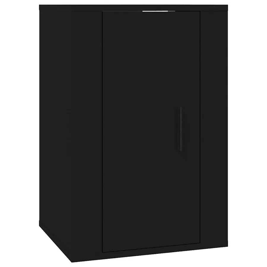 Meubles TV muraux 2 pcs Noir 40x34,5x60 cm - 4