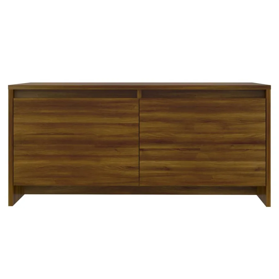 Table basse Chêne marron 90x50x41,5 cm Bois d'ingénierie - 5