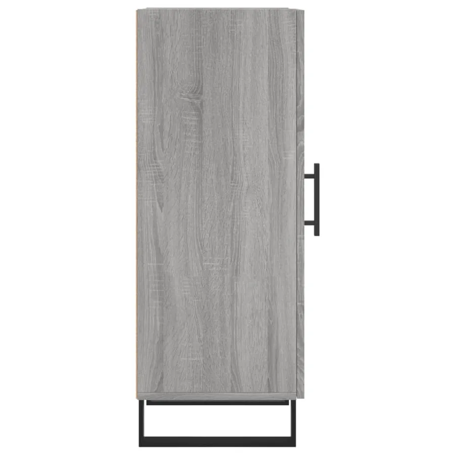 Buffet Sonoma gris 34,5x34x90 cm Bois d'ingénierie - 7