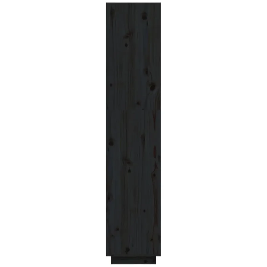 Bibliothèque/Séparateur de pièce Noir 40x35x167 cm Pin solide - 6
