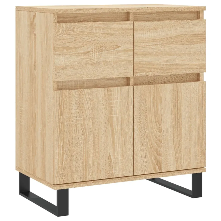 Buffet Chêne sonoma 60x35x70 cm Bois d'ingénierie - 2