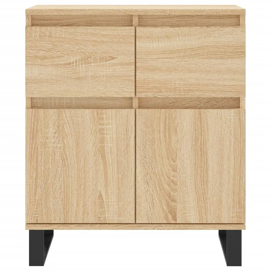 Buffet Chêne sonoma 60x35x70 cm Bois d'ingénierie - 5