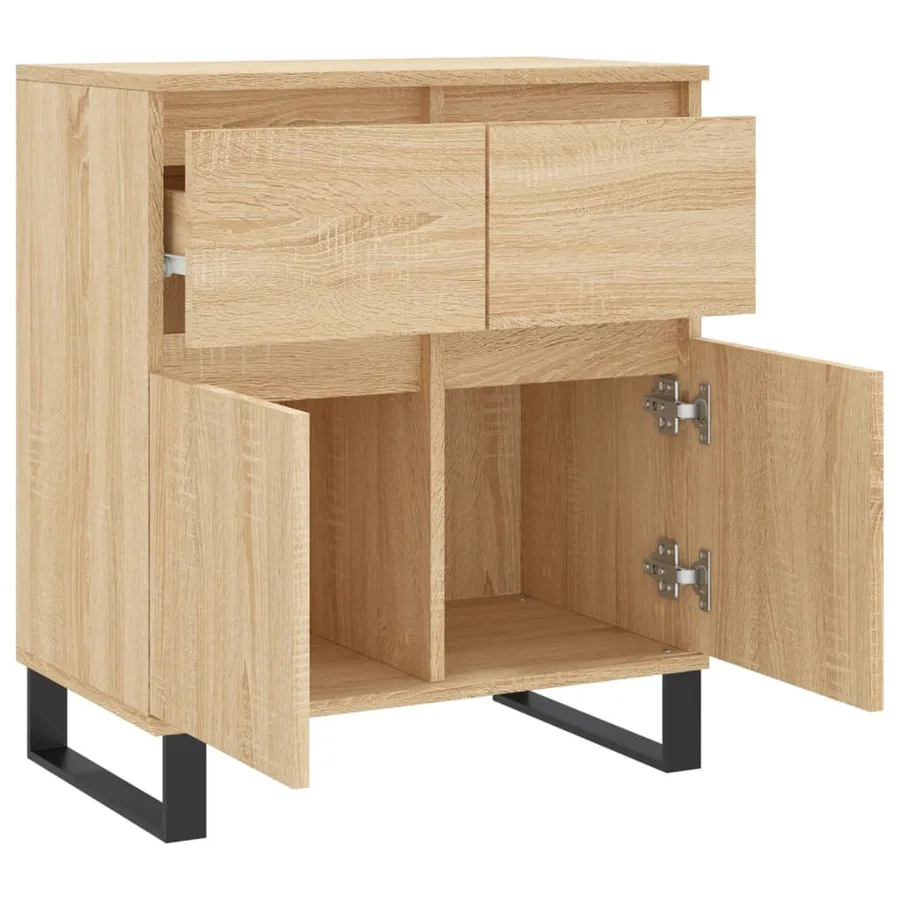 Buffet Chêne sonoma 60x35x70 cm Bois d'ingénierie - 6