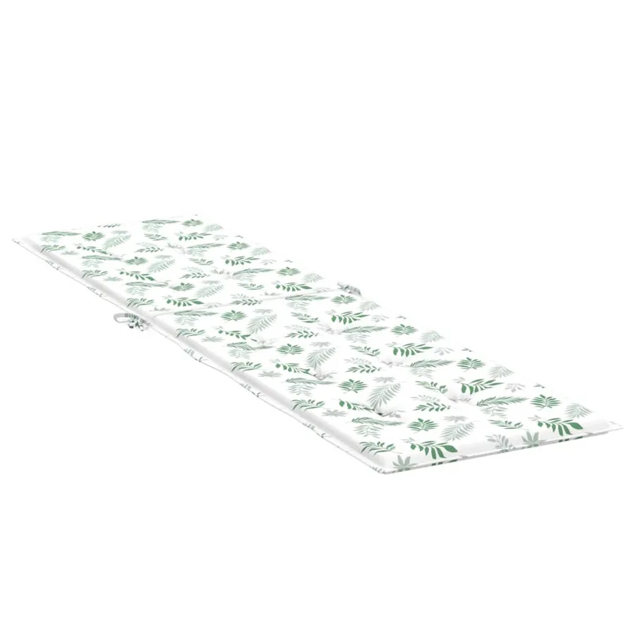 Coussin de chaise longue motif de feuilles tissu oxford - 4