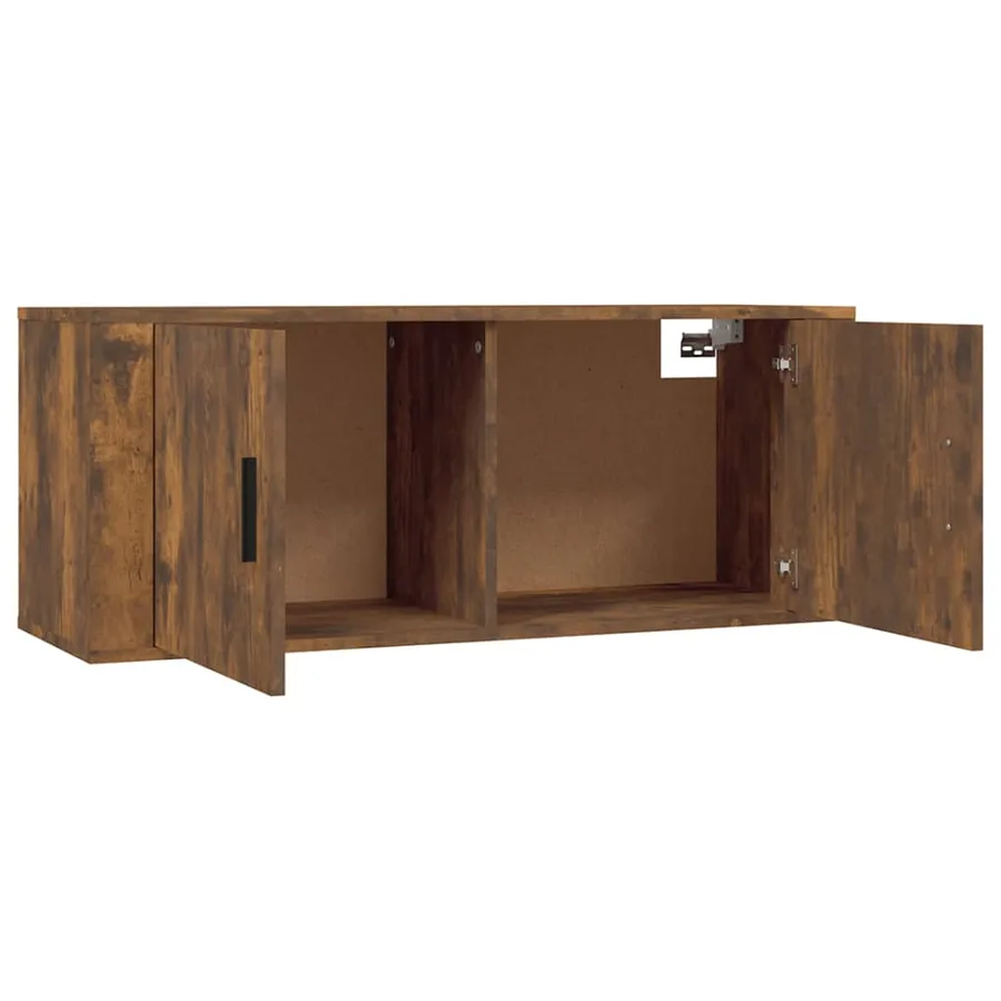 Meubles TV muraux 3 pcs chêne fumé 100x34,5x40 cm - 5