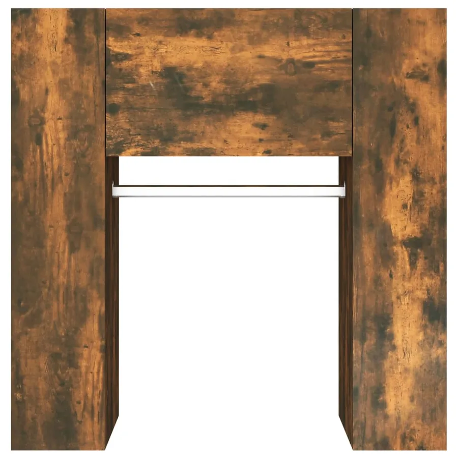 Armoire de couloir Chêne fumé 97,5x37x99 cm Bois d'ingénierie - 7