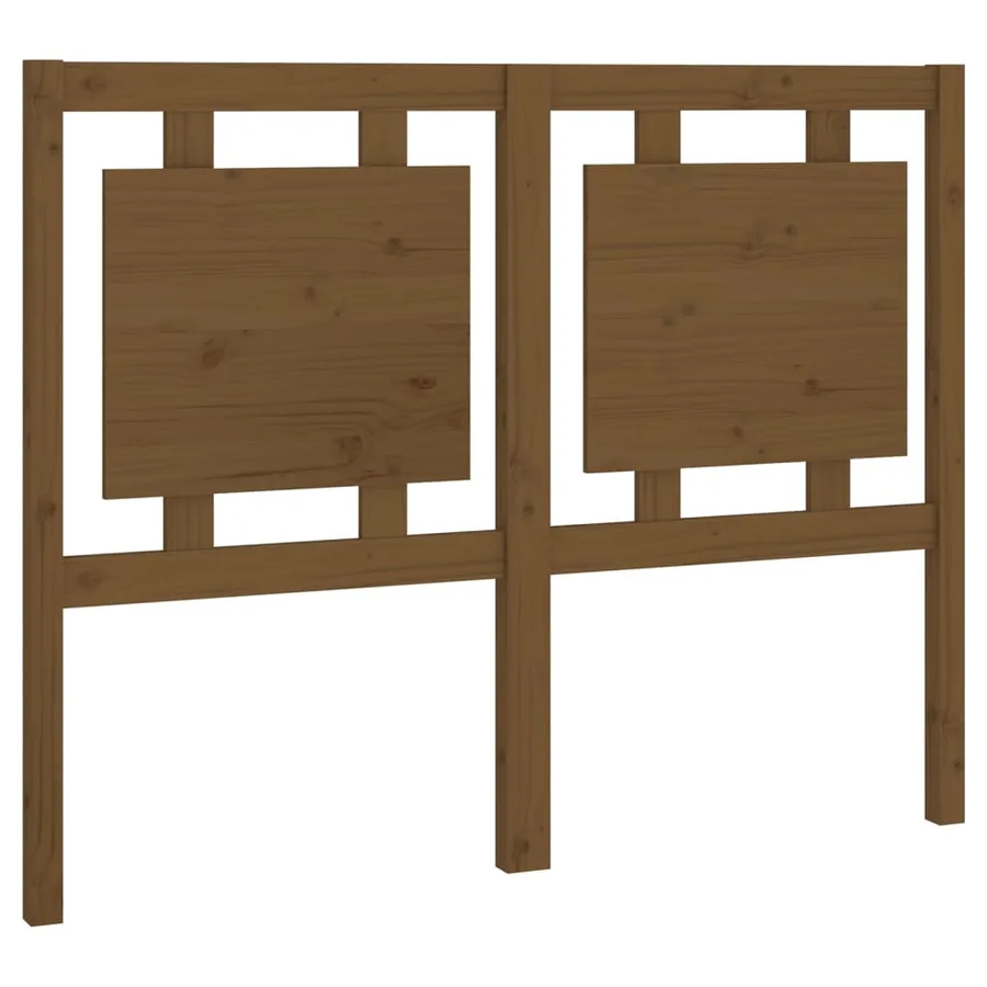 Tête de lit Marron miel 125,5x4x100 cm Bois massif de pin - 2