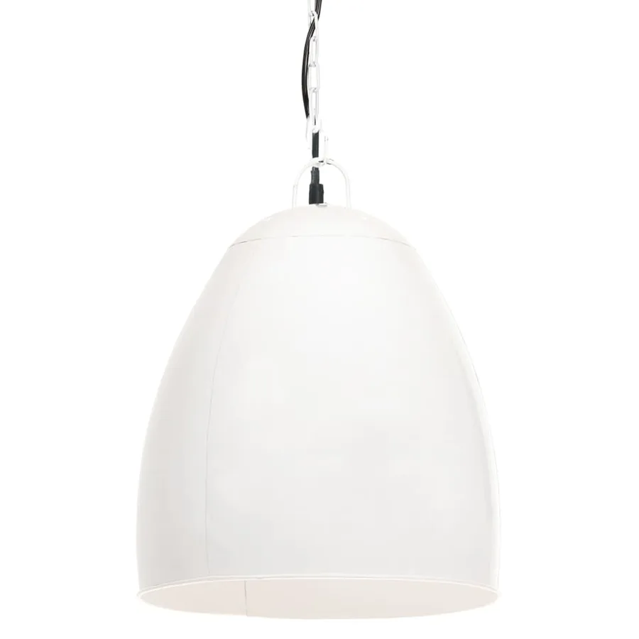 Lampe suspendue industrielle 25 W Blanc Rond 42 cm E27 - 2
