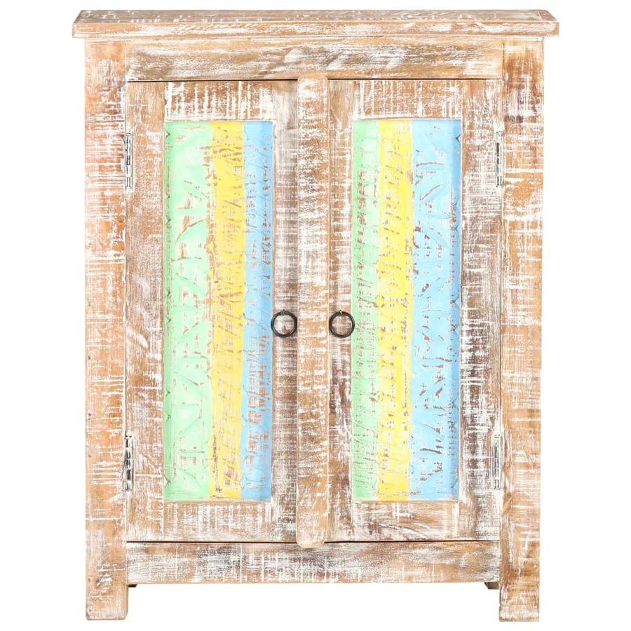 Buffet 61x35x76 cm Bois d'acacia brut - 2