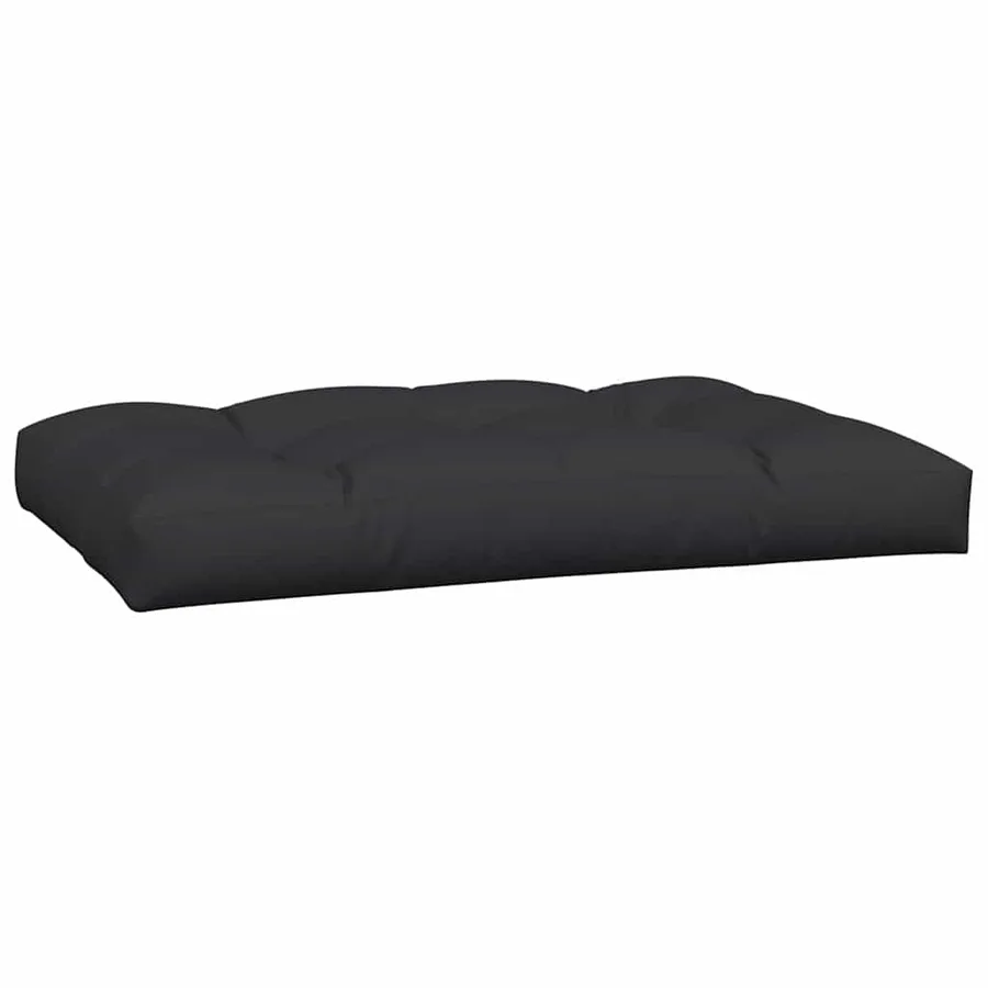 Coussins de palette 5 pcs noir tissu - 6