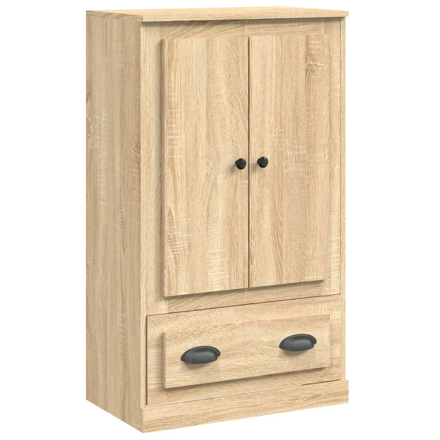Buffet haut chêne sonoma 60x35,5x103,5 cm bois d'ingénierie - 2