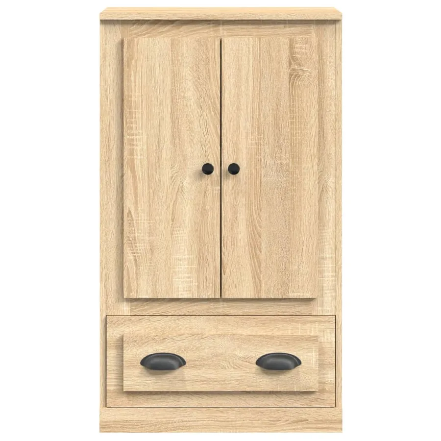Buffet haut chêne sonoma 60x35,5x103,5 cm bois d'ingénierie - 6