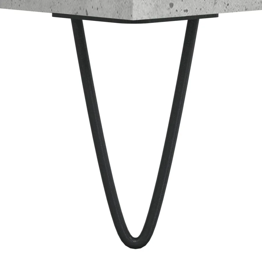 Buffet gris béton 69,5x34x90 cm bois d'ingénierie - 11