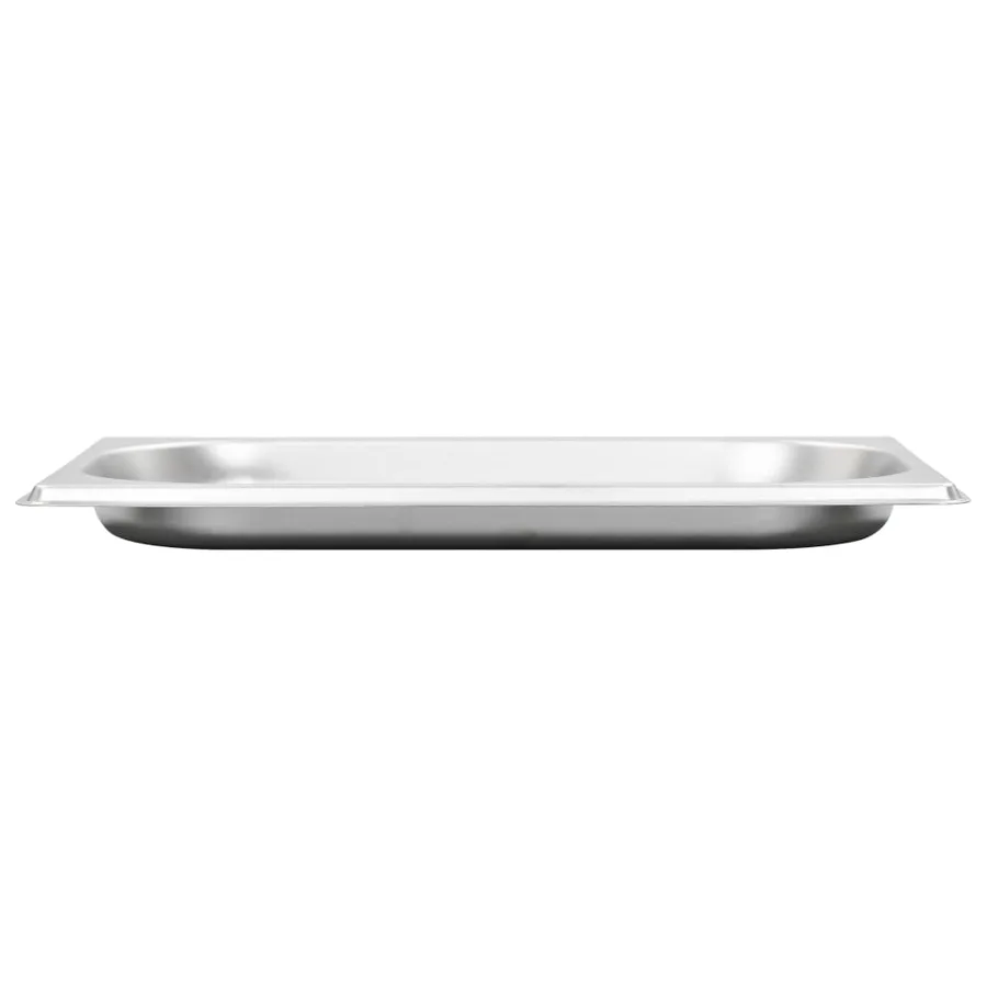 Récipients Gastronorm 12 pcs GN 1/4 20 mm Acier inoxydable - 6