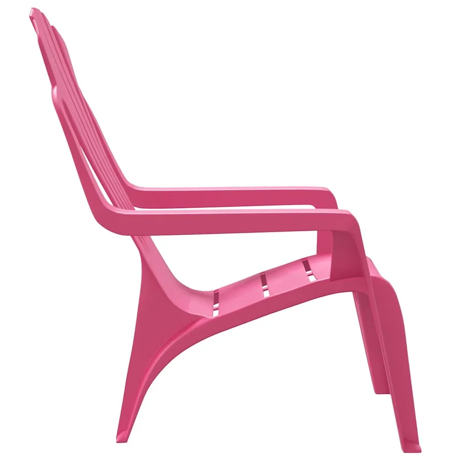 Chaises de jardin pour enfants lot de 2 rose 37x34x44 cm PP - 5