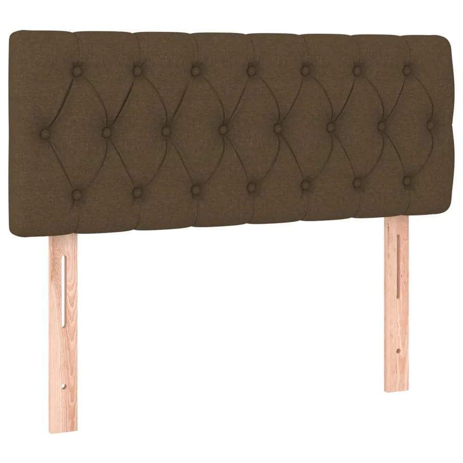 Sommier à lattes de lit avec matelas Marron foncé 90x200 cm - 6