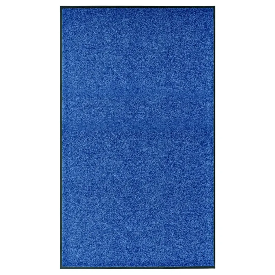 Paillasson lavable Bleu 90x150 cm