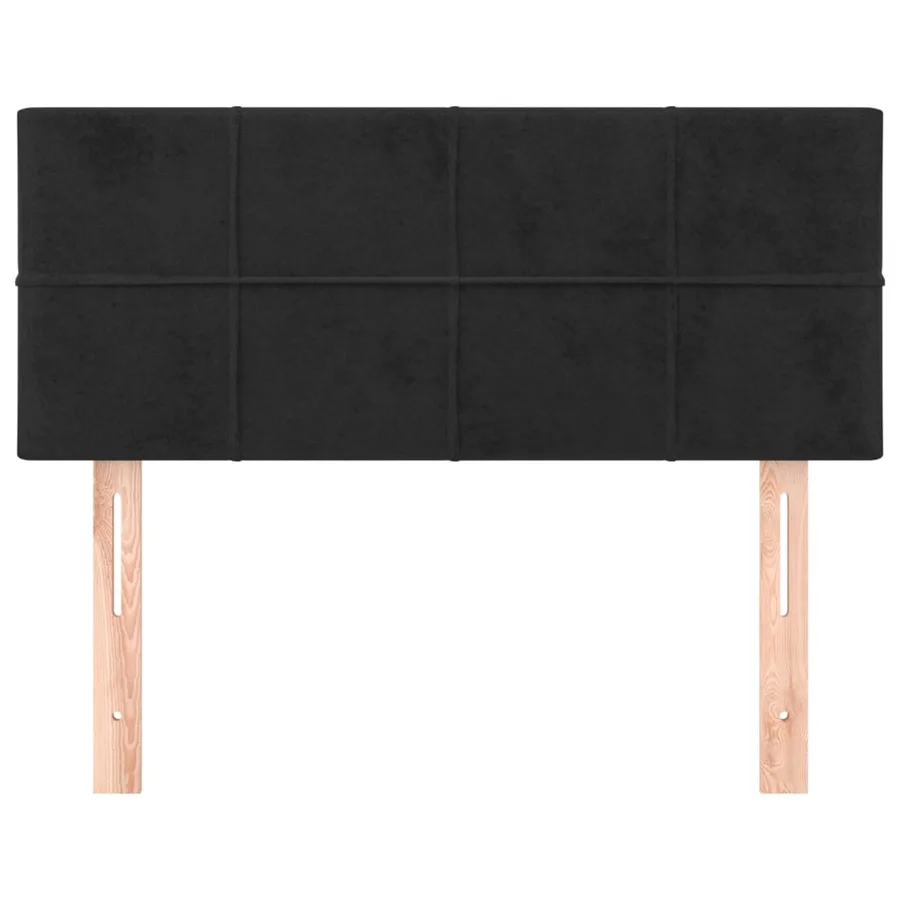 Tête de lit Noir 80x5x78/88 cm Velours - 3