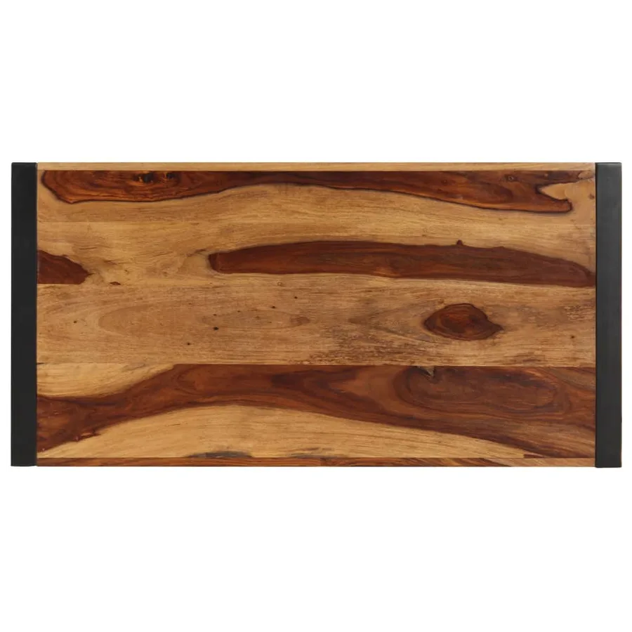 Table de salle à manger 120x60x76 cm Bois de Sesham solide - 4