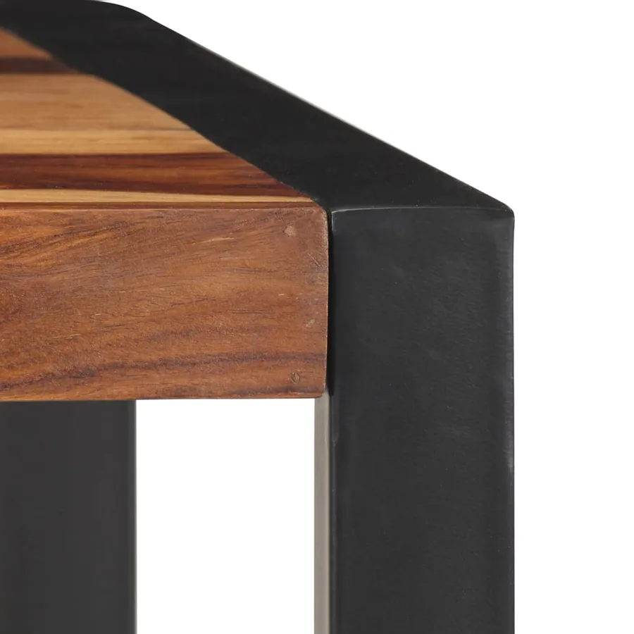 Table de salle à manger 120x60x76 cm Bois de Sesham solide - 5