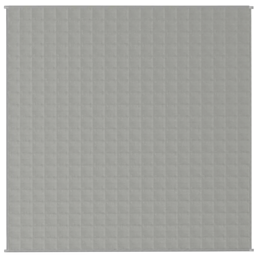 Couverture lestée Gris 200x200 cm 13 kg Tissu - 3
