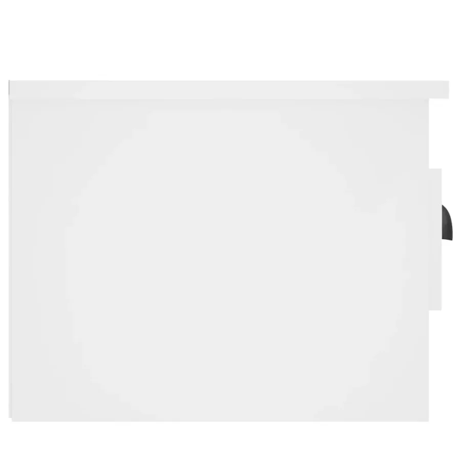 Table de chevet murale blanc 41,5x36x28 cm - 7