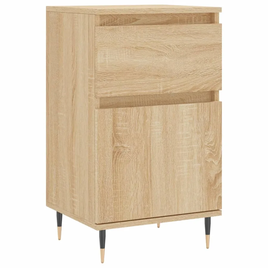 Buffet chêne sonoma 40x35x70 cm bois d'ingénierie - 2