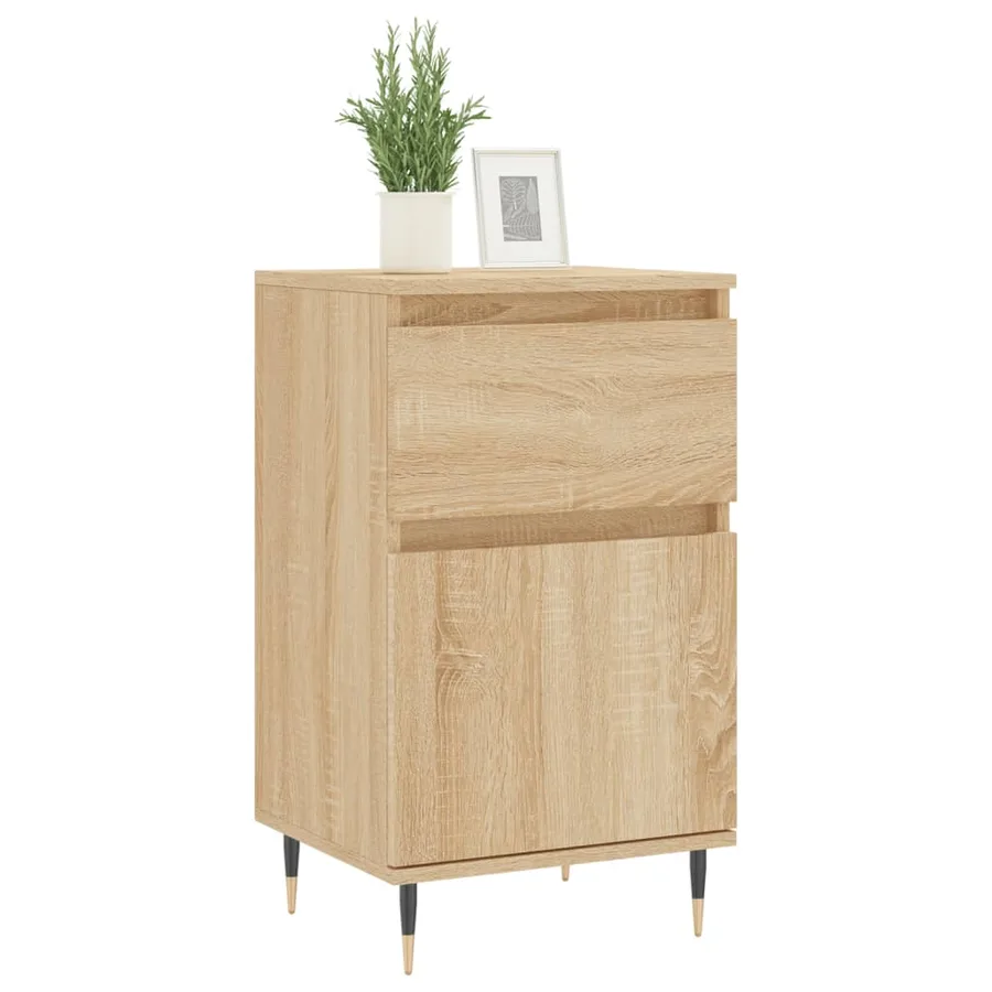 Buffet chêne sonoma 40x35x70 cm bois d'ingénierie - 3