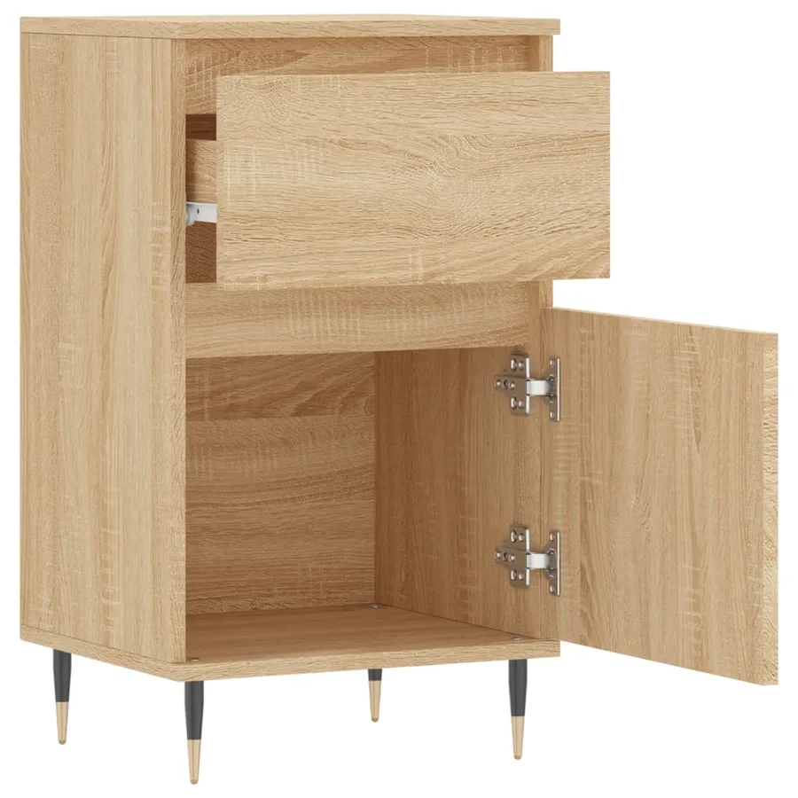 Buffet chêne sonoma 40x35x70 cm bois d'ingénierie - 5